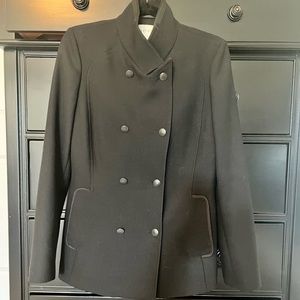 Reiss Climens Black Peacoat - medium